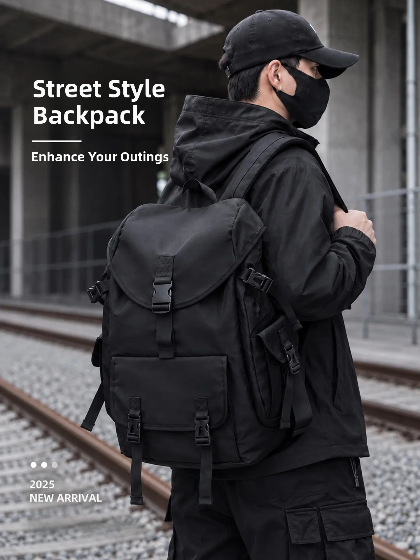 men's-large-capacity-backpack-computer-bag-outdoor-travel-hiking-workwear-functional-style-high-school-college-climbing-bookbag