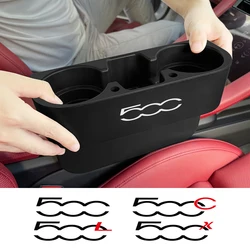 Car Seat Crevice Gaps Storage Box For Fiat 500 500C 500X 500L Abarth 695 Gap Filler Organizer Holder Auto Accessories Tools