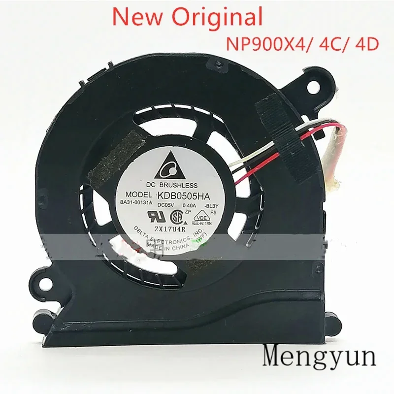 New Original laptop cooling fan for Samsung np900x4c 900x4d 900x4 fan kdb0505ha BA31-00131A dc5v 0.4a