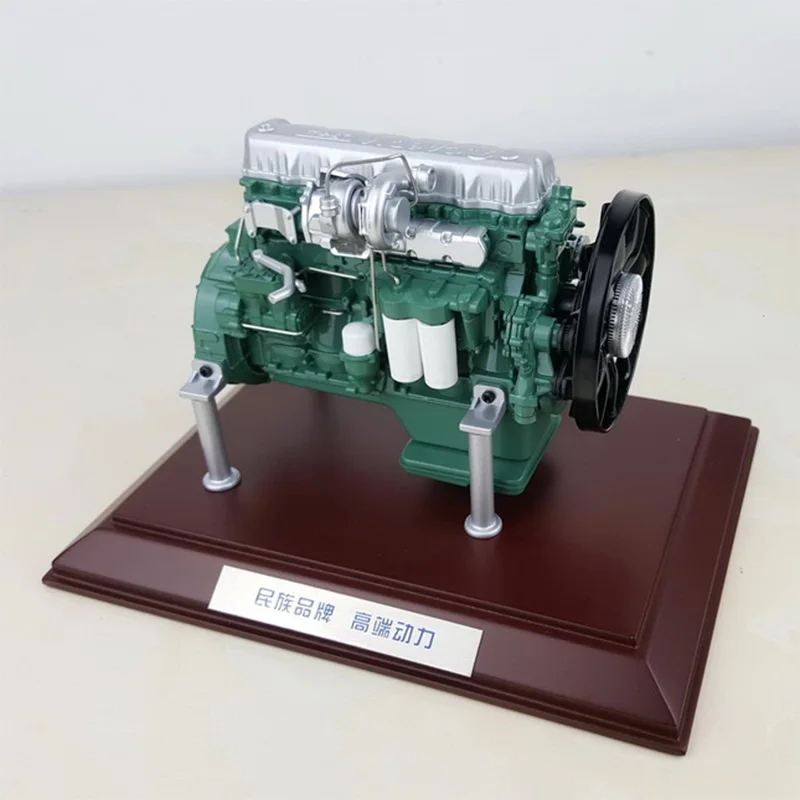 1:12 Engine Model 13-liter Engine CA6DM Engine Alloy Model, Commemorative Collection, Birthday Gift, Ornament