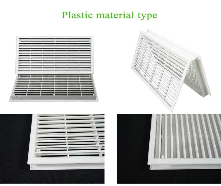 18x12inch(450x300mm)Decorative adjustable aluminum vent grille bathroom door ventilation