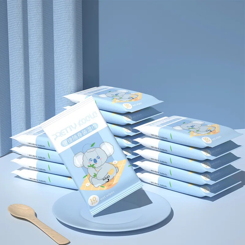 Lot de 5 lingettes humides pour enfant, 10 pompes, spécial pour livres uniques, livraison directe, serviettes en papier