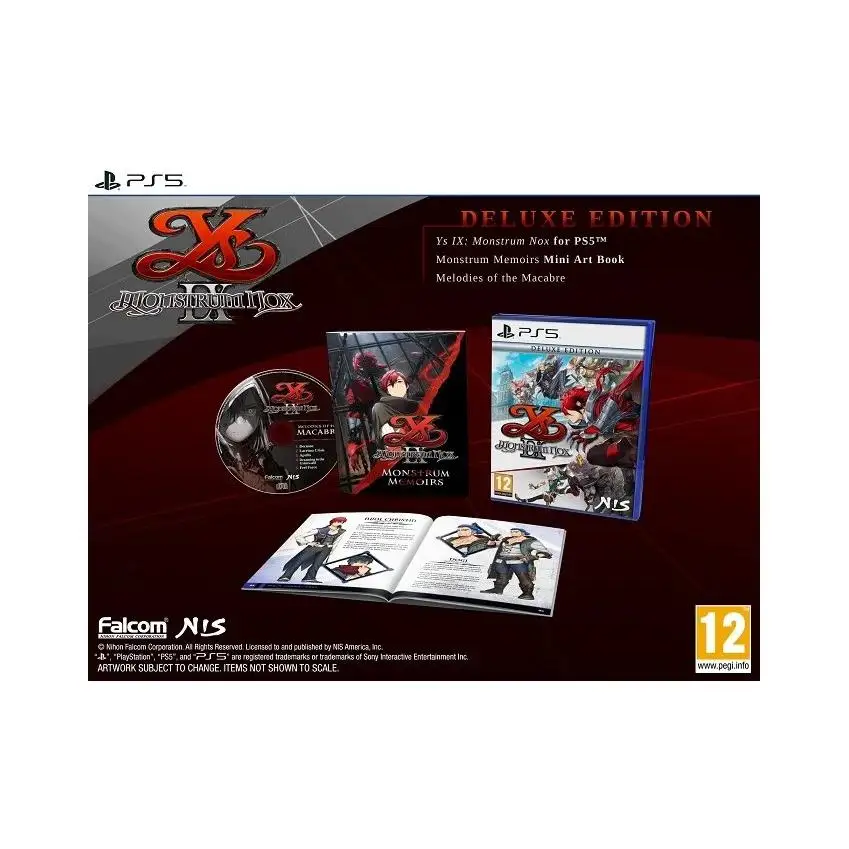 Ys IX Monstrum Nox Deluxe Edition (Importacion UK) - Playstation 5 - Nuevo Precintado