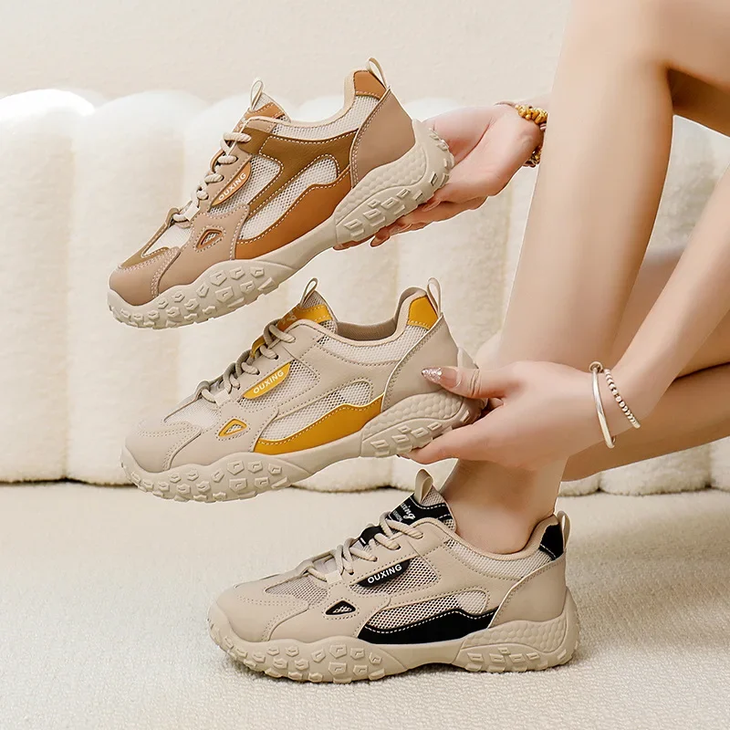 Zapatos deportivos antideslizantes y resistentes al desgaste para viajes, caminar, senderismo al aire libre, cómodos zapatos informales transpirables