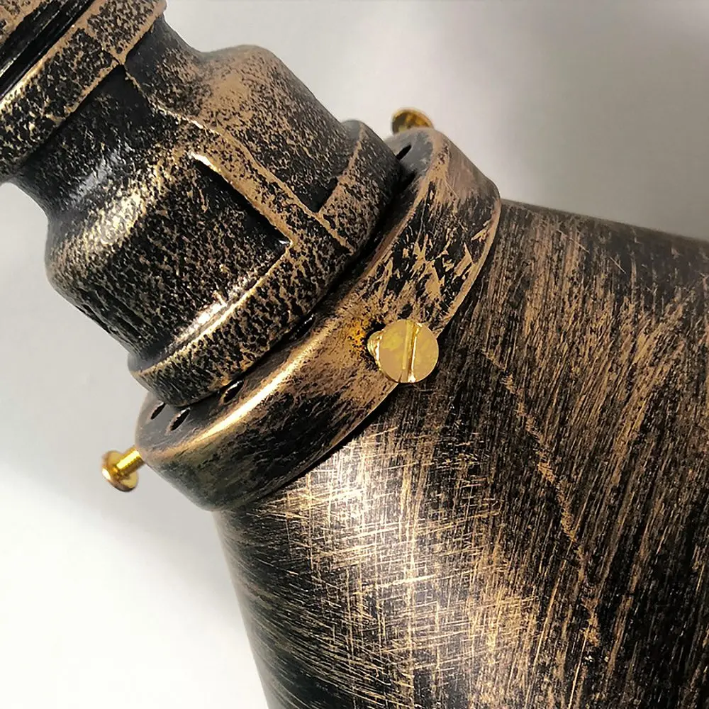 

A76K 1Pcs Vintage Industrial Rustic Wall Table Lights Steampunk Metal Water Pipe Ceiling Wall Table Lights