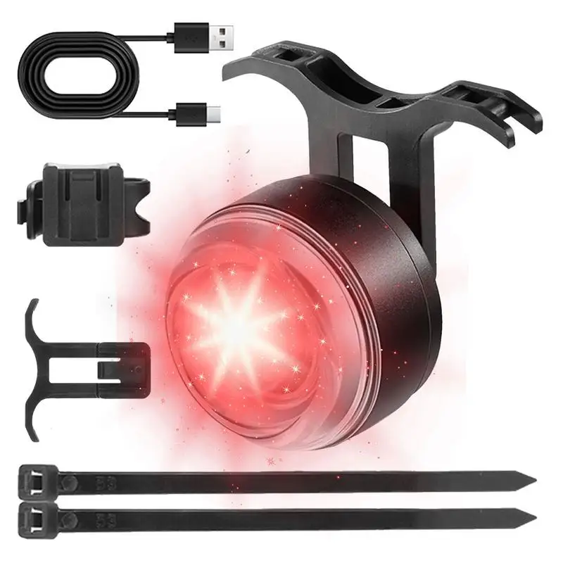 

Cycling Rear Light Smart Brake Sensing Cycling Taillights High Brightness Riding Equipment For Daily Commute Natural Mountain