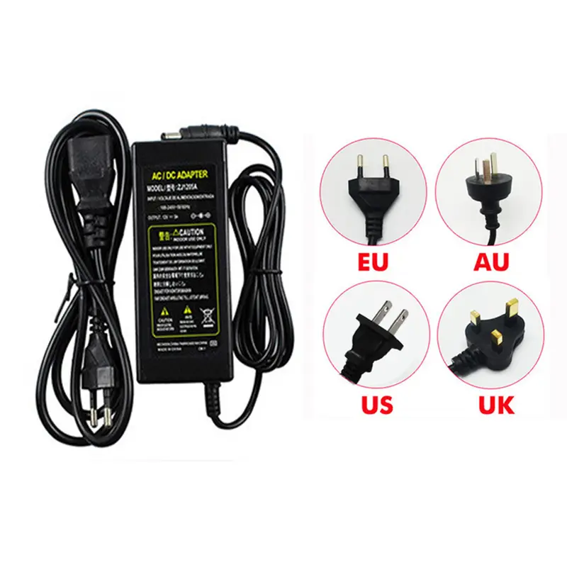 DC 5V 12V 24V Power Supply Adapter 5 12 24 Volt AC 110V - 220V Lighting Transformer 1A 2A 3A 4A 5A 6A 8A 10A LED Driver For CCTV - Image 3
