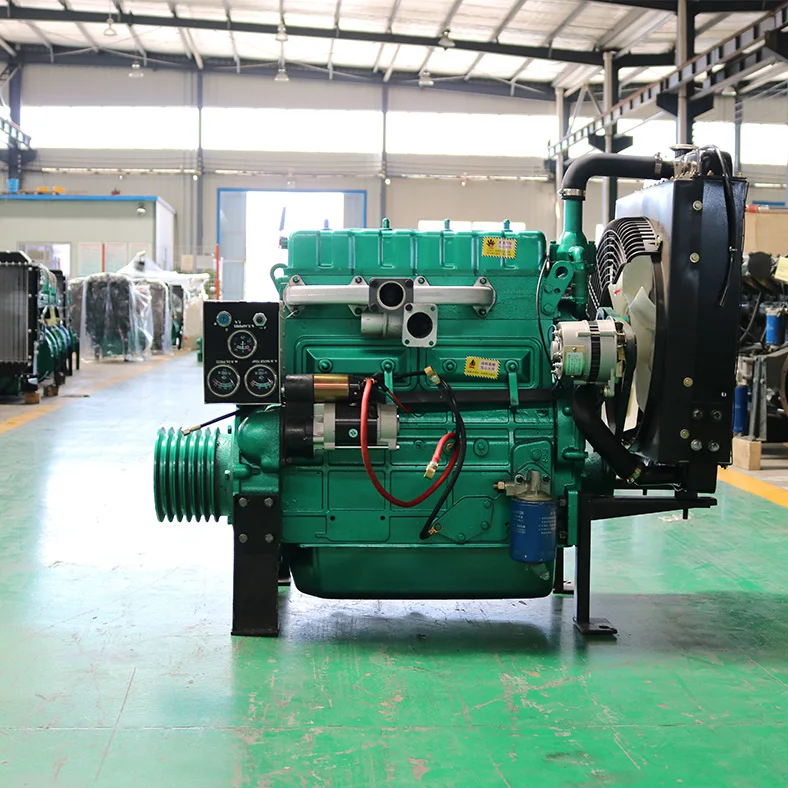 Bom preço 100HP polia motor diesel com embreagem