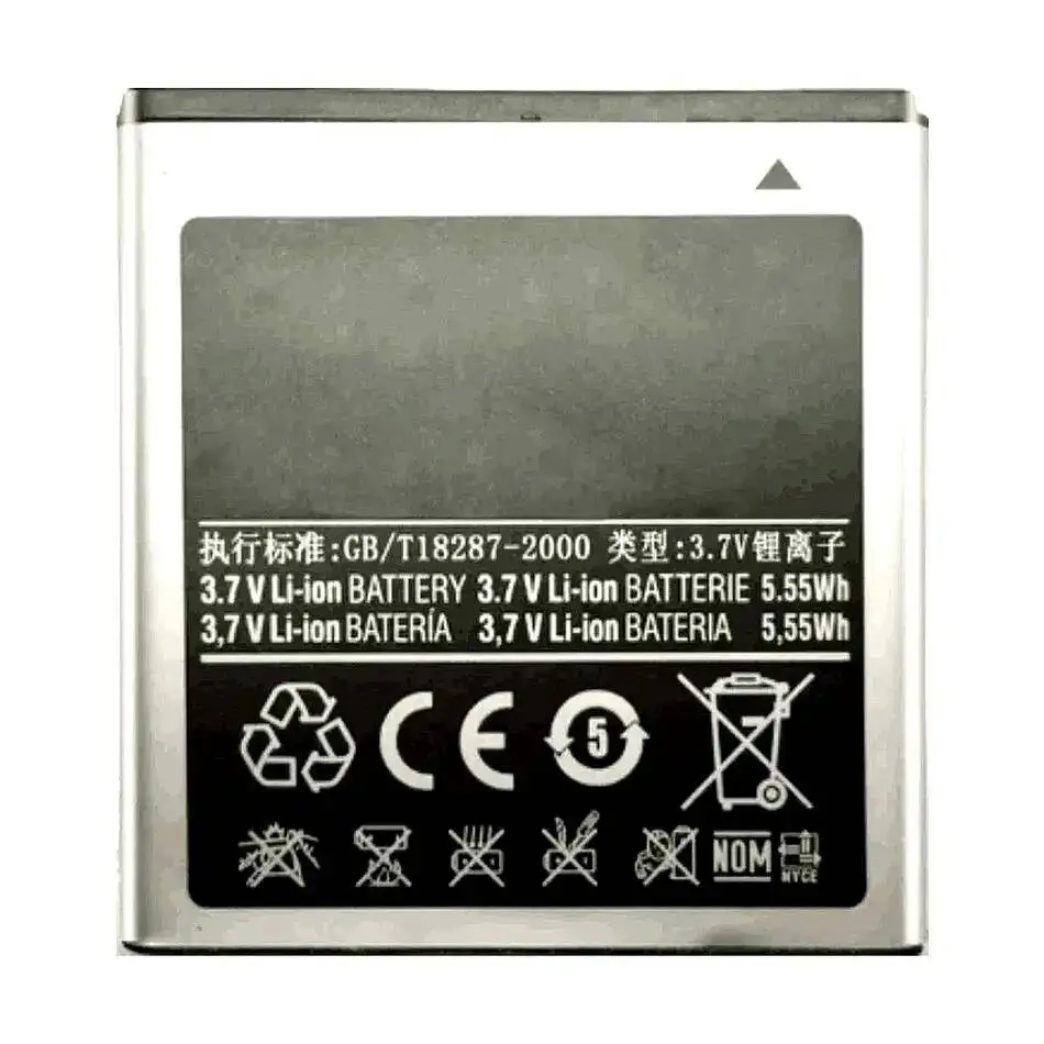 Batteria del telefono cellulare EB575152VU EB575152LU 1650Mah per Samsung Galaxy S I9000 I9003 I9001 I779 I589 I919 I919u I897 T959 I8250