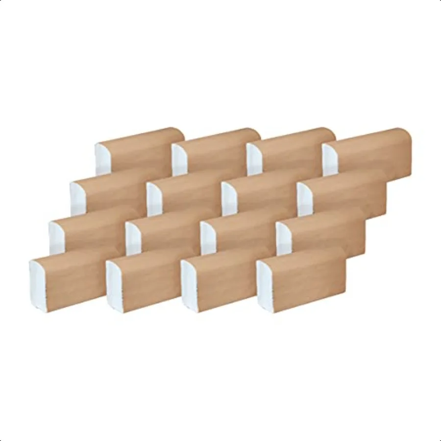 Asciugamani di carta multifold universali Ultra Plus certificata FSC 2400 Conte 16 Confezione da 150 Bianco