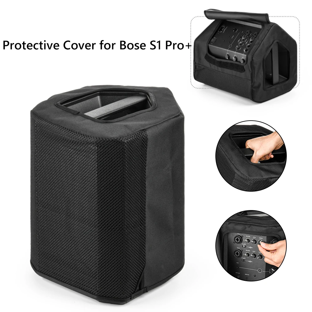 For Bose S1 Pro+/for Bose S1 Pro Portable Speaker Protective Dust Case with Handle Anti-Scratch Dustproof Washable Protector