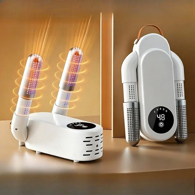 Waterproof Timing Fast Dry Shoe Dryer, Portable Household Shoe Heating Drying Machine for Wet Shoes
