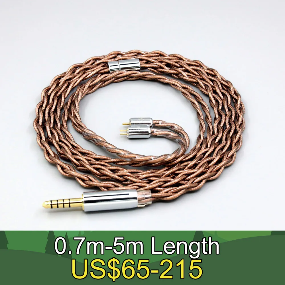 99% 24k Gold 7n Pure Silver Graphene Shield Earphone Cable For Letshuoer S12 IEM LN008523