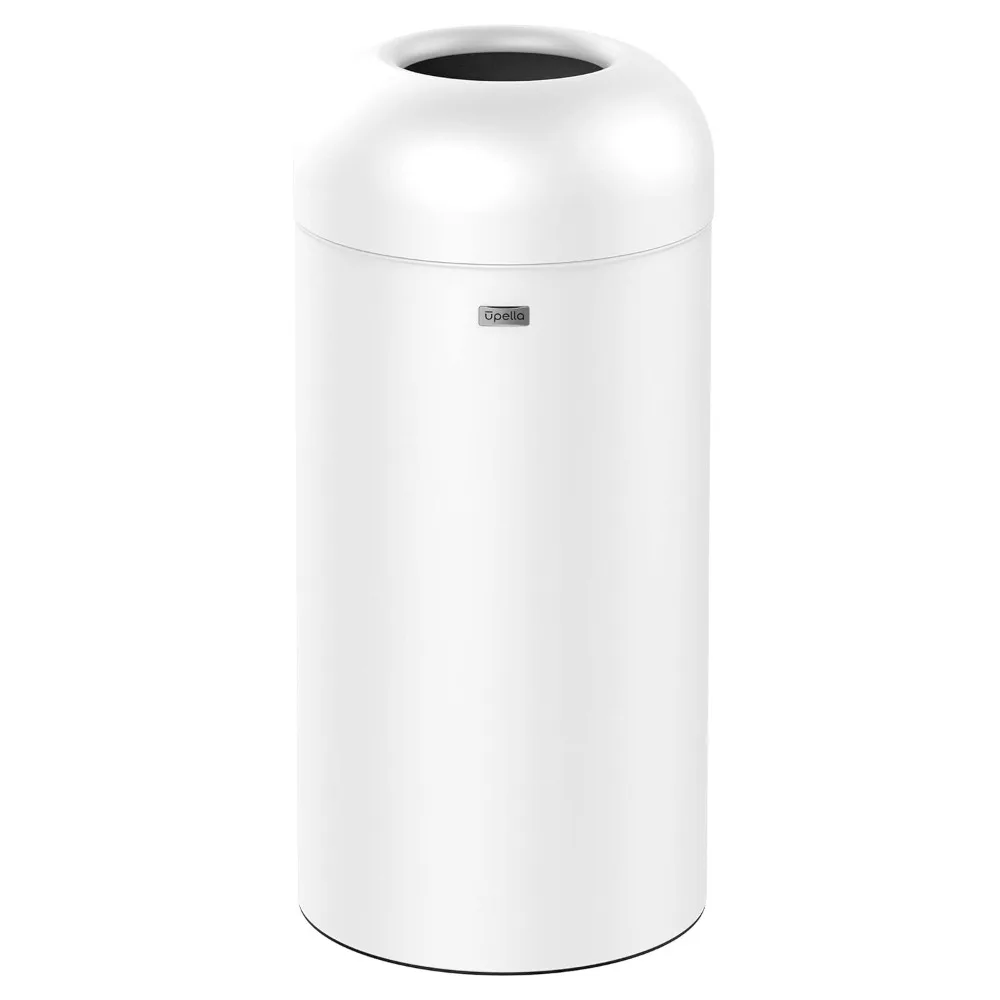 

71 Liter / 18.8 Gallon Commercial Open Top Trash Can, Big Capacity, Brushed Stainless Steel