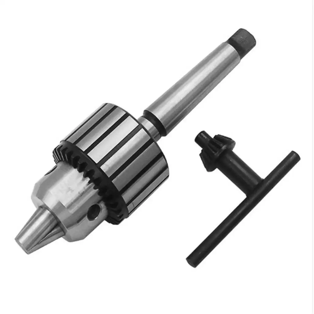 Keyless Drill Chuck MT2 Tool Free Operation Self Tighten Adapter High Strength for CNC Milling Machine