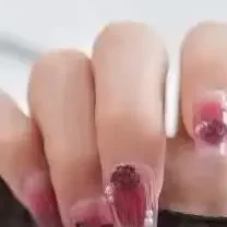 1 คู่เล็บภาพสามชั้นตาข่ายลูกไม้ตกแต่งแขนเล็บแสดงแขน DIY พื้นหลัง Prop เล็บเครื่องมืออุปกรณ์เสริม