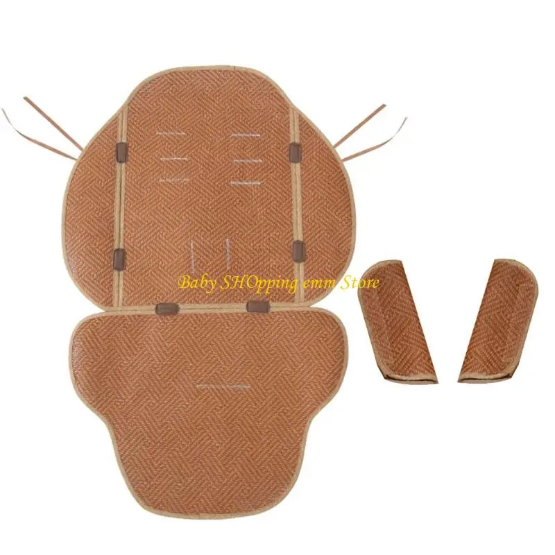 

23GD Infant Pushchair Cushion Strollers Liners Cooling Pad Baby Strollers Cushion Toddlers Pushchairs Summer Cooling Pad