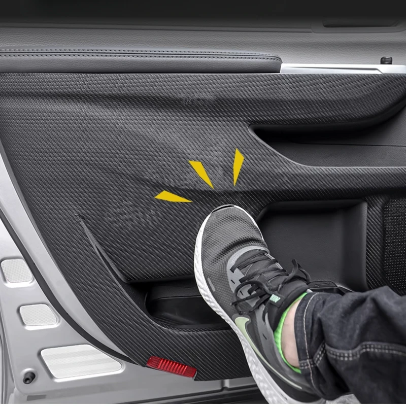 For Toyota Sienna Granvia 2021-2024 Door Seat Kick Pad Modified Sticker Supplies Decorative Interior Modifications Accessories