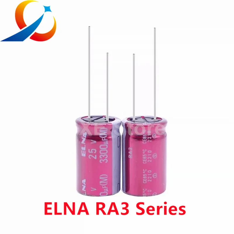 ELNA RA3 Series HiFi Audio Capacitor 16V 25V 50V 63V 10uF 22uF 47uF 100uF 220uF 470uF 1000uF 2200uF 3300uF 10000uF Original NEW