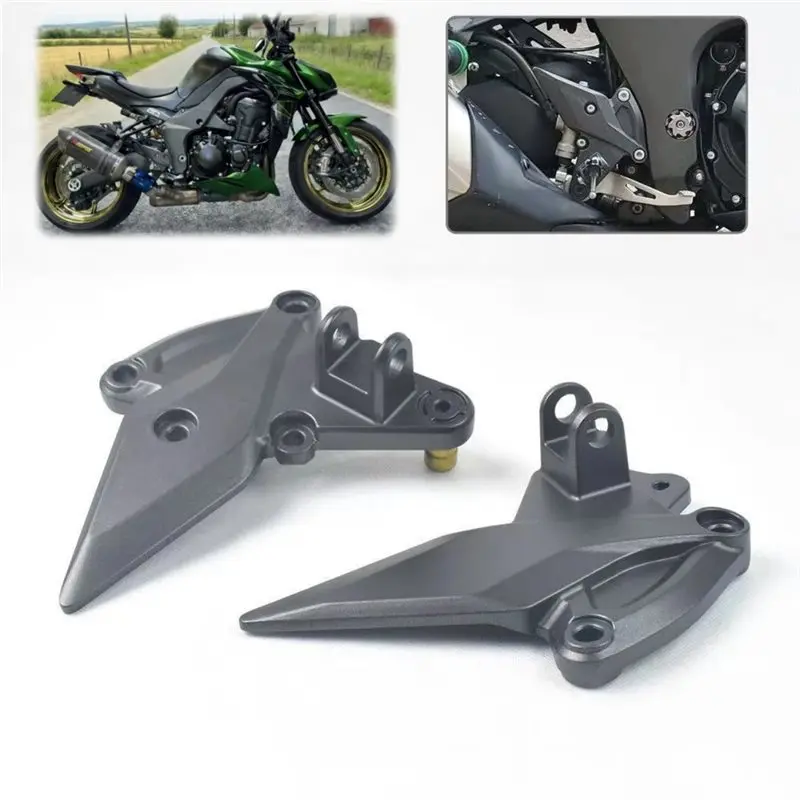 Motorcycle Front Left/Right Footrest Bracket Pedal Pegs For Kawasaki Z1000 ZR1000 2010-2020 Repair Parts Right