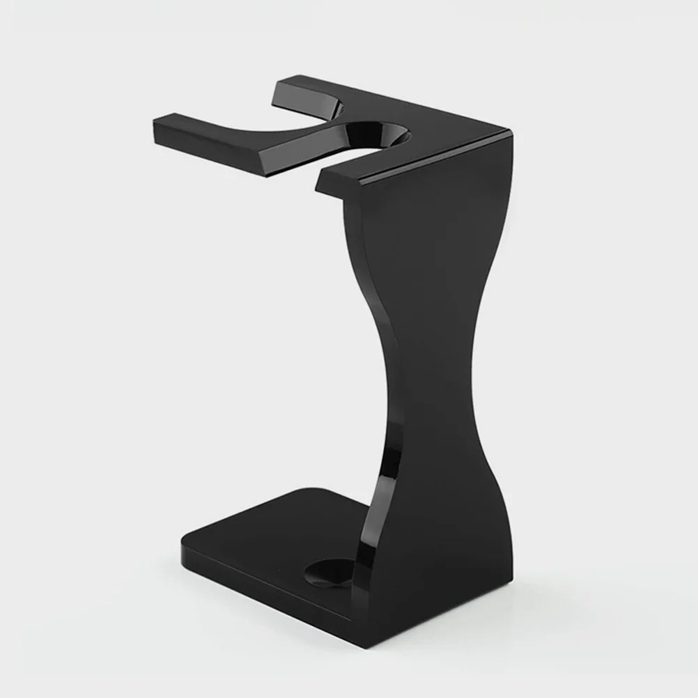 1 مجموعة 1 مجموعة فرشاة حامل حامل الحلاقة الاكريليك وعاء من الفولاذ المقاوم للصدأ فرشاة اللحية رف أداة الحلاقة حامل لوازم الحلاقة