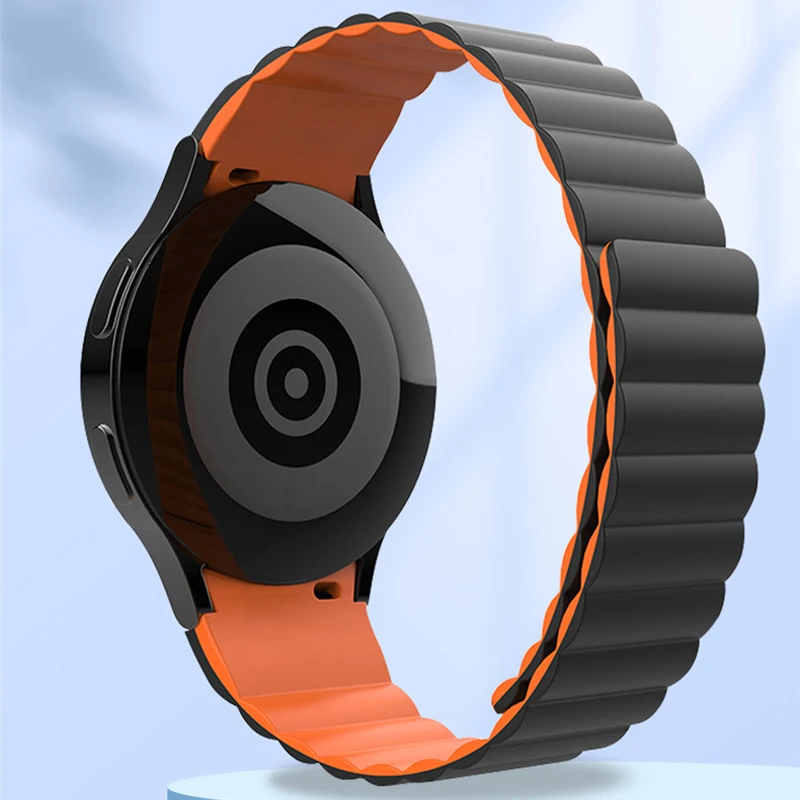 

Silicone Magnetic band for Samsung Galaxy Watch 4 Classic 46mm 42mm Strap Soft Bracelet Watchband Galaxy Watch4 44mm 40mm strap