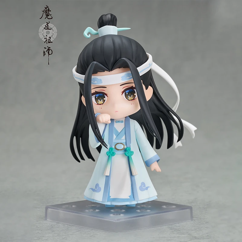 

OrIginal Lan Wangji Anime MO DAO ZU SHI Action Figure Toys Year of The Rabbit Exclusive QVersion Cartoon Doll Model Kids Gifts