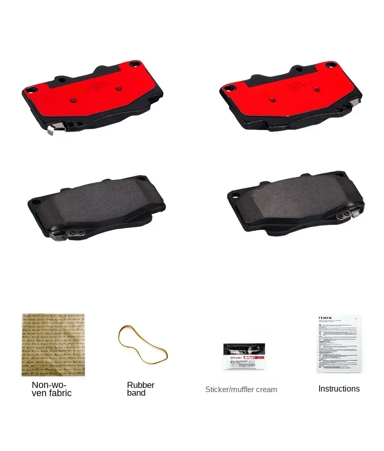 Applicable to  Front brake pads ceramic pads FOR TOYOTA imported Toyota Trailer FORTUNER