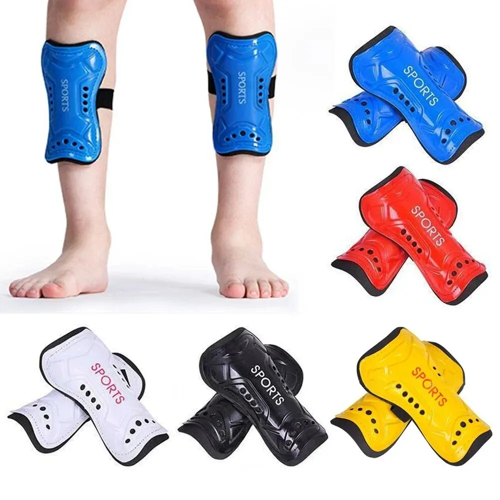 1Pair Adult/Kid Soccer Training Crashproof Calf Protectior Leg Sleeves Children Teens Football Protege Tibia Safety Shin Guards