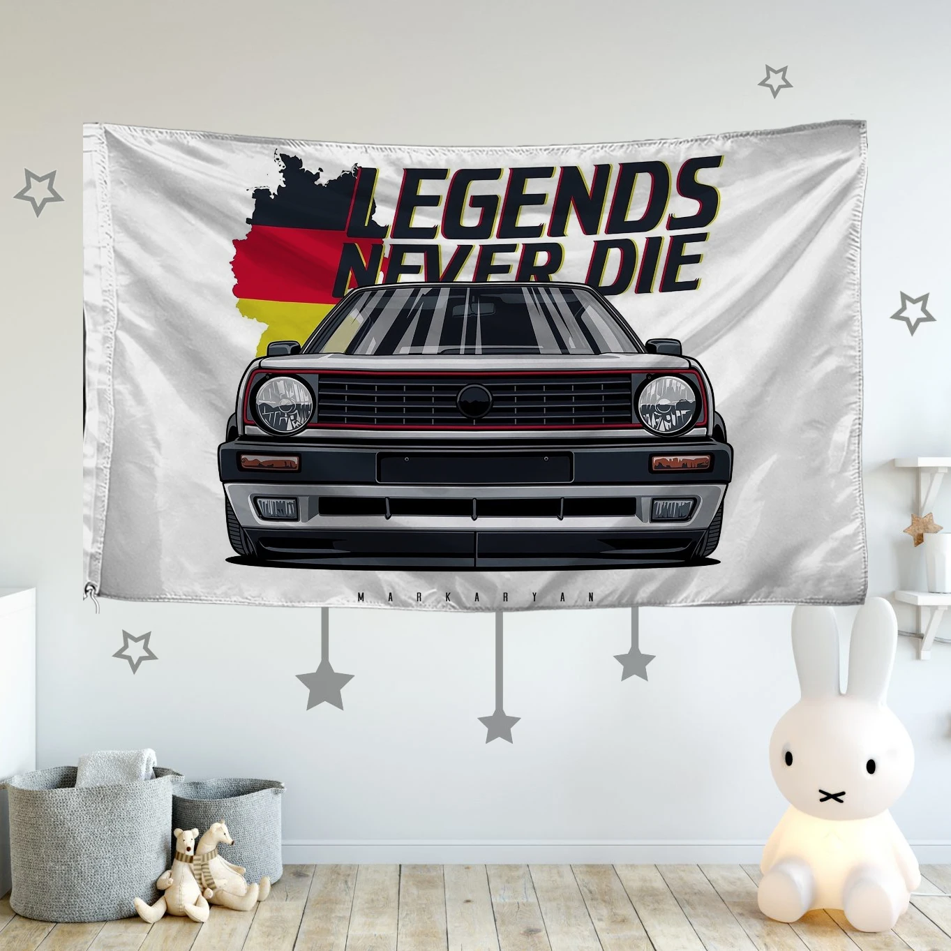 FLAGoal 3x5FT Car Flag Sport Series High-Quality Polyester Fabric for Golf Ball Car Stylish Design Auto Enthusiast Bunting