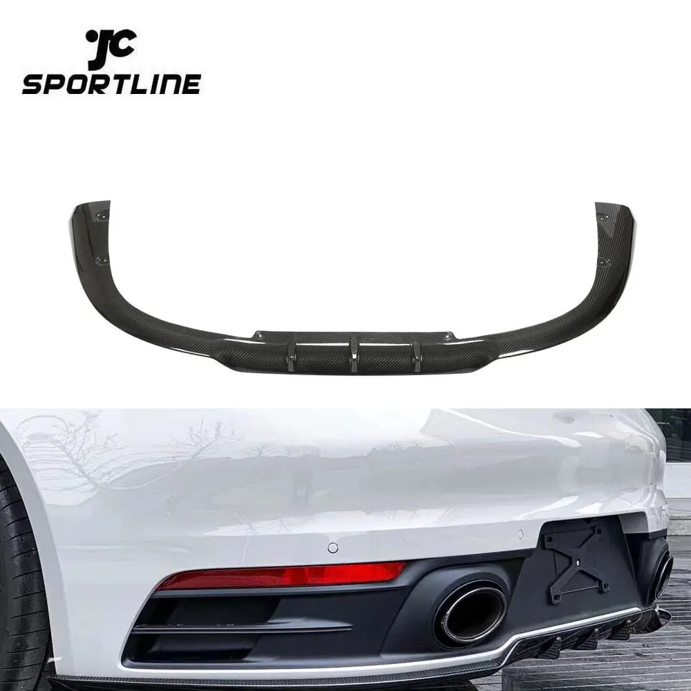 

Dry Carbon Fiber 992 Rear Bumper Lip For Porsche 911 992 Carrera 4S Coupe 2-Door 2019-2021