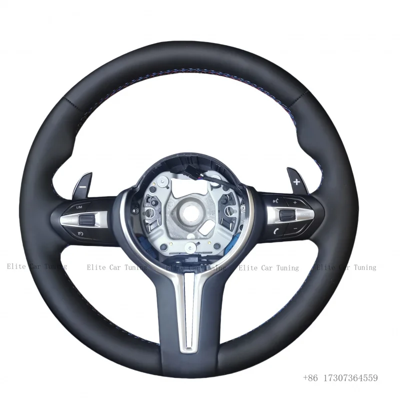 Volante Deportivo de Cuero M Performance F30 F32 F10 Compatible con BMW F20 F07 F01 E90 M3 M4 M5 M7