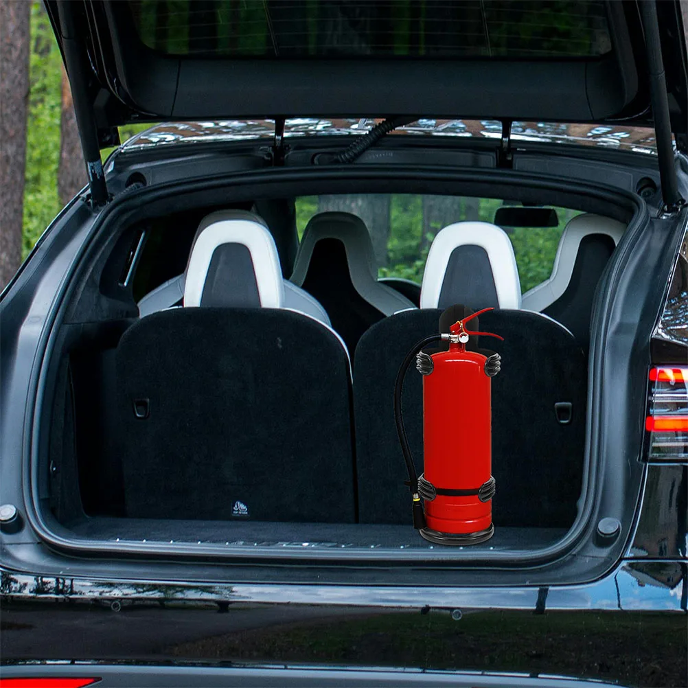 

2pcs Fire Extinguisher Bracket Mount Vehicle Car Plastic Holder Secure Trunk Durable Installation Suitable Toolboxes Suitcases