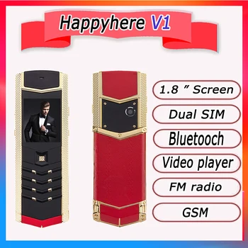 Luksusowa metalowa + skórzana obudowa oryginalna porcelanowa 1.8 