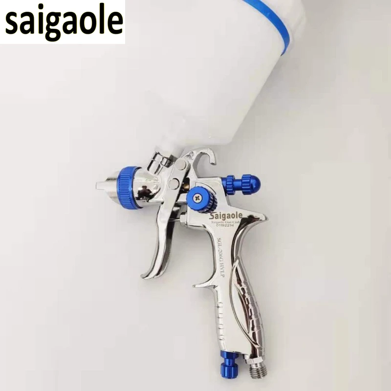 

Pneumatic spray gun Saigaole 1.4 1.7 2.0 caliber automobile spray gun High atomization Spraying tools furniture Spray painting