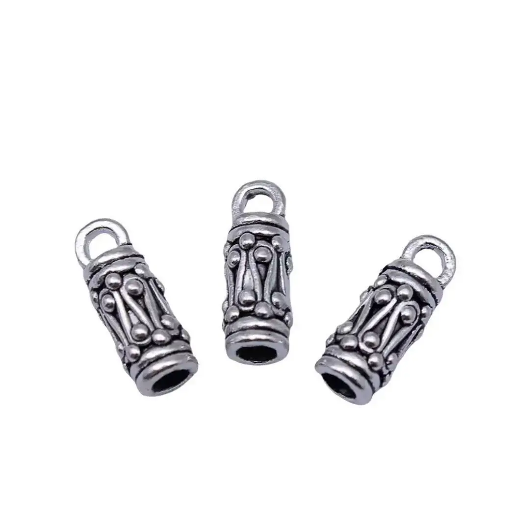 

40pcs 13*5.1mm Vintage tassels cap design charms for handmade Zinc alloy netal accessories HWL2658