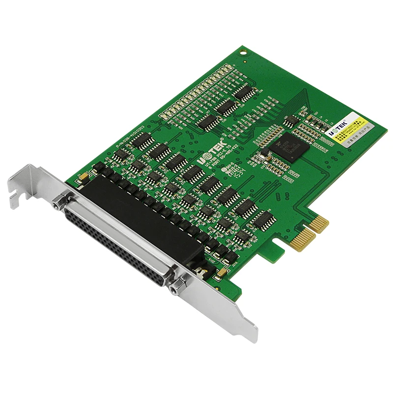 UOTEK Industrial High Speed PCI-E to 8 Port RS-485 RS-422 Serial Card PCIE to RS485 RS422 Converter ESD Anti-lightning 4U UT-798