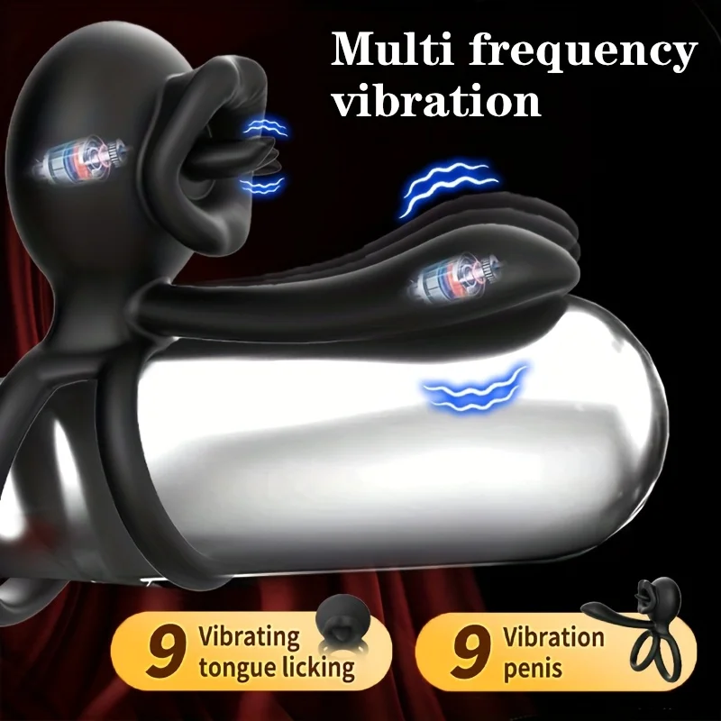 تهتز الديك الدائري القضيب كم مع الورد البظر محفز G بقعة القضيب الدائري هزاز الأزواج الكبار لعبة الجنس للرجال والنساء