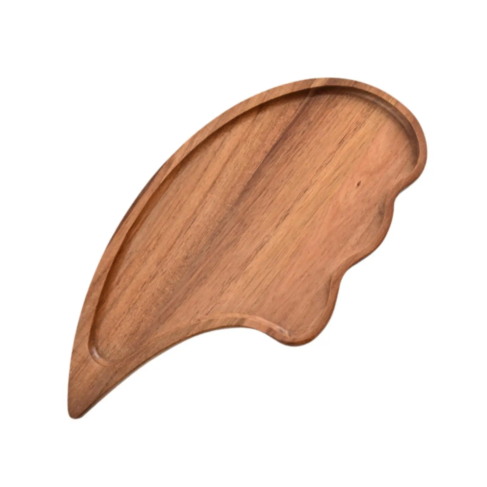 Tea Tray Wooden Serving Tray Cake Sweets Fruit Dessert Fall Harvest Decorative Party Side Plate Seder Plate Wood Serving Platter
