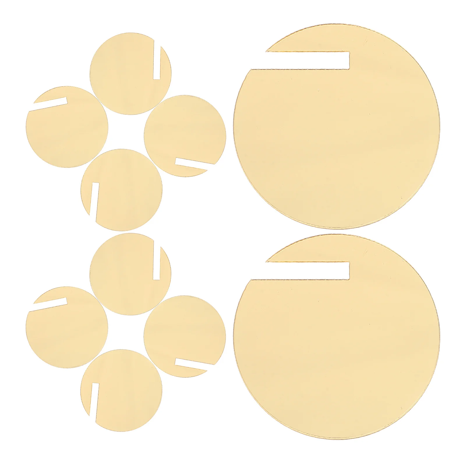 

180Pcs Acrylic Round Drink Tags Reusable Decorative Wine Glass Identifiers Party Drink Markers for Gatherings Wine Accessories