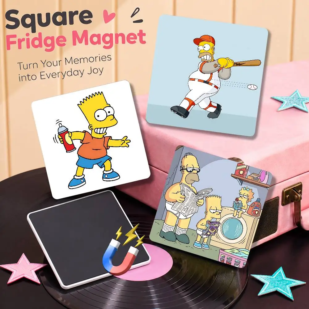 FOR The Simpsons Magnetic Refrigerator Magnets Cute And Creative Refrigerator Magnets Souvenirs And Gifts