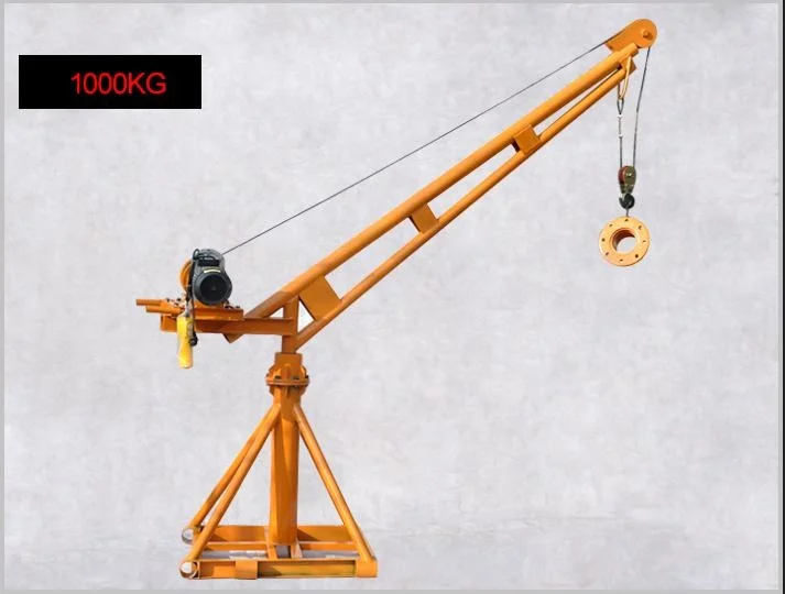 Outside crane Small Construction Equipment Mini Crane 800Kg Full set 800kg-30m-220v