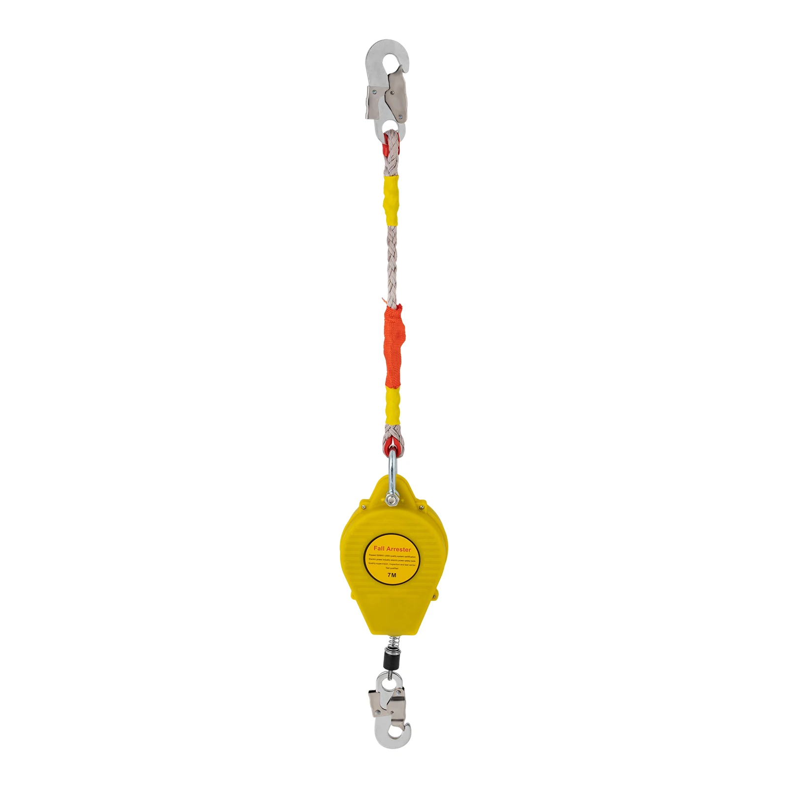 auto-lockFall Arrester, Safety Fall Arrester, Self Retracting Lifeline, 7M Fall Arrester Double Disc Brake System 8900N