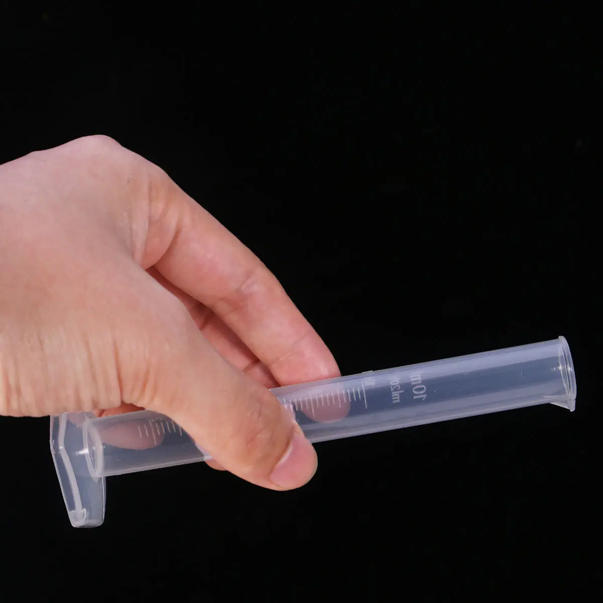 5Pcs Plastic Graduated Measuring Cylinder Set 10Ml 25Ml 50Ml 100Ml 250Ml Lab Measuring Cylinders Wide Brim Tapered Spout Non