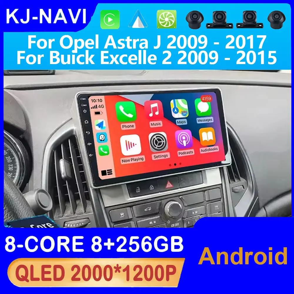 

Android OS Car Radio For Opel Astra J 2009 - 2017 For Buick Excelle 2 2009 - 2015 Multimedia Video Wirless Carplay Auto