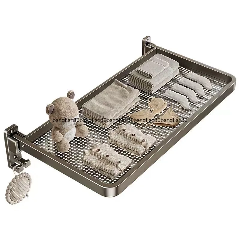 

Складная невидимая сушилка для обуви на балконе, эркер, пространство в помещении, алюминиевые неперфорированные сушильные носки, артефакт для сушки