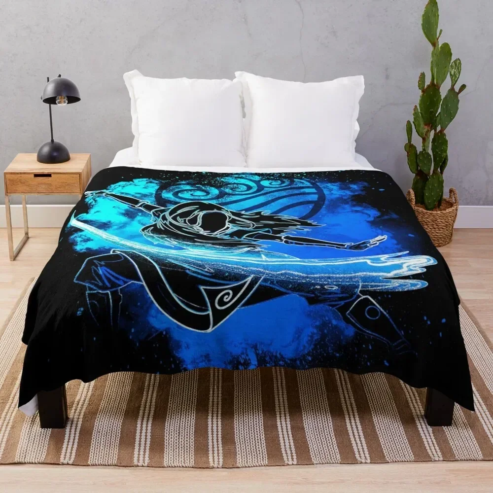 

Soul of the Waterbender Sister Throw Blanket Stylish Decor Blanket Gift for Friends Roommate
