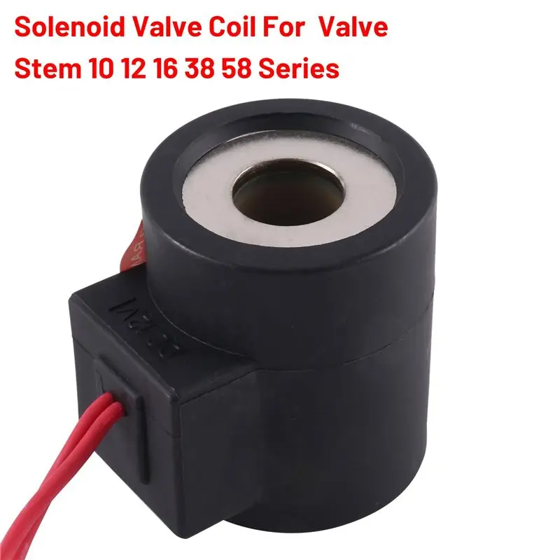 Efficientt-6352012 Solenoid Valve Coil 12V DC 18&Quot Wire Leads Size 10 For Hydraforce Valve Stem 10 12 16 38 58 Series