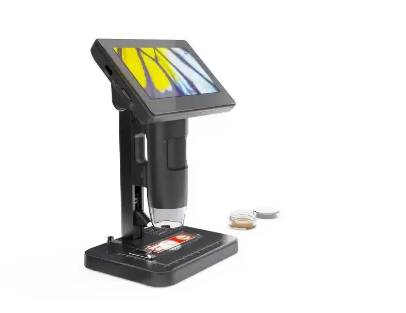 

Lucrehulk Microscope magnifying glass with optical lenses 5.0 inch LCD Digital Microscope Screen Microscope For Mobile Repair