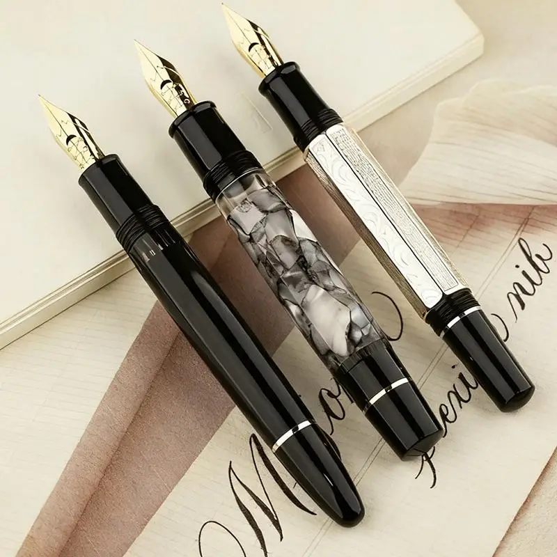 Quality For MAJOHN P136 P137 P138 P139 No.6 Flexible Nib Grip Section Copperplate Calligraphy ES ER Round Body Fountain Pen Nib